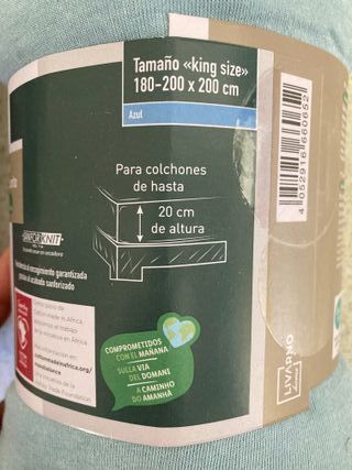 Juego de 2 Sábanas Bajeras Ajustables King Size