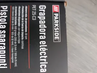 Grapadora Eléctrica Parkside Nueva