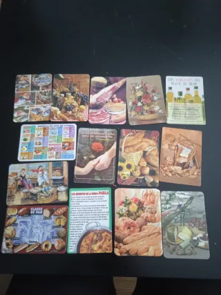 Calendarios de bolsillo alimentos