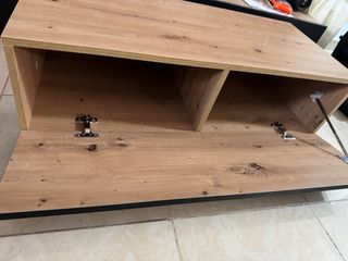 Mesa Centro y Mueble TV Madera y Metal