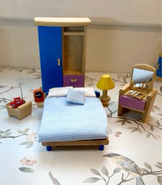 Muebles casa muñecas habitación. Coleccionismo