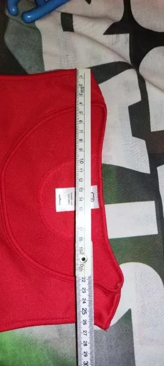 Camiseta M deportiva Kalenji roja