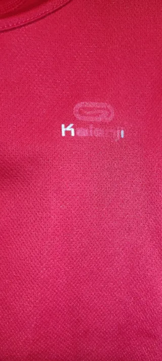 Camiseta M deportiva Kalenji roja