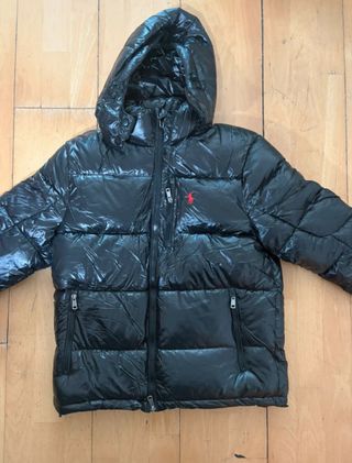 Abrigo Negro Polo Ralph Lauren