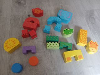 Bloques de Madera de Animales