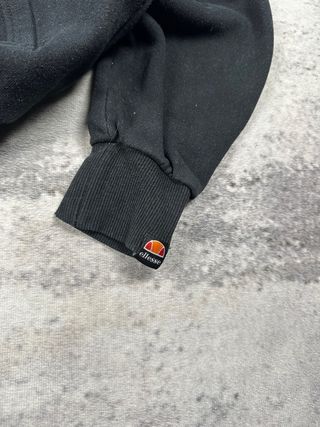 Sudadera Ellesse Negra Logo Grande