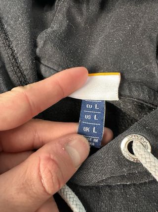 Sudadera Ellesse Negra Logo Grande