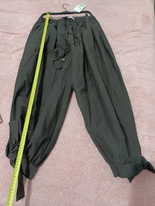 Pantalón Zara Bombacho Talla L