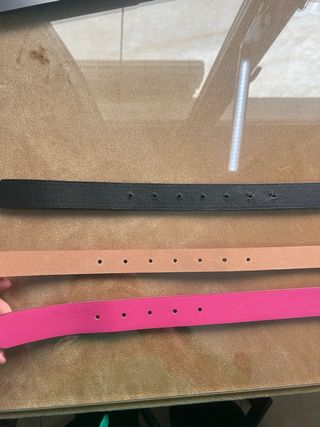 Lote 3 cinturones 105 cm