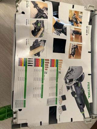 Festool Domino DF 500 Q-Plus+ Caja Espigas+ Fresas