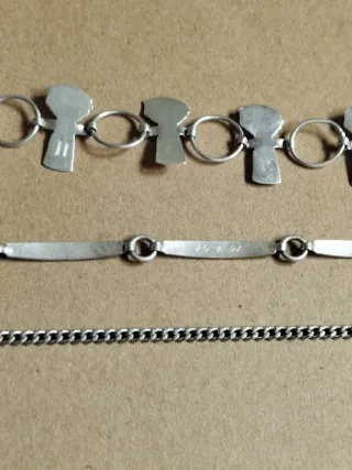 Pulseras vintage plata 925