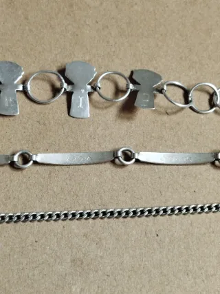 Pulseras vintage plata 925