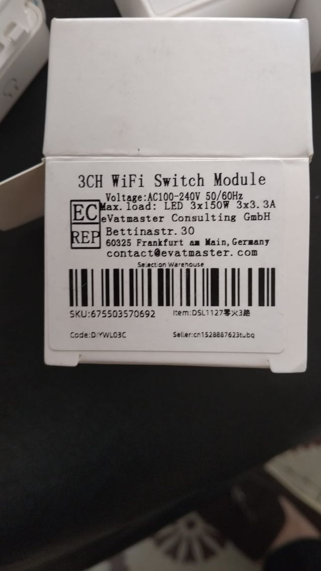 3ch wifi switch module 4pcs