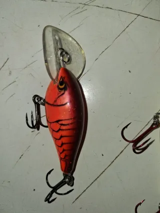 Lote 4 señuelos pesca Crankbait MARCA RAPALA.