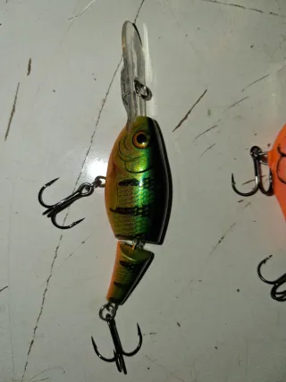 Lote 4 señuelos pesca Crankbait MARCA RAPALA.
