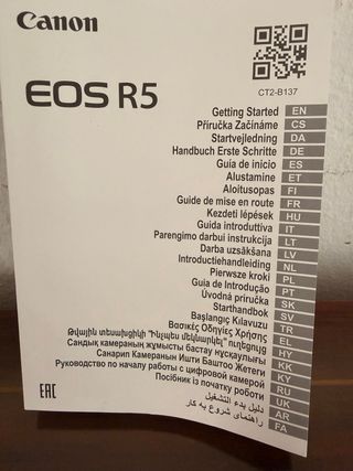 Canon EOS R5 Cámara Poco Uso