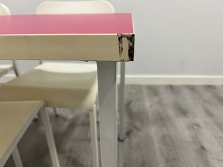 2 Mesas rectangulares fucsias