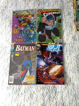 Lote comics DC Batman, Superman, Vigilante