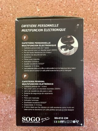 Cafetera SOGO Multifunción SS-010 CM