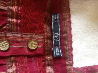 Camisa tirantes Zara rayas doradas