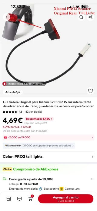 Patinete Eléctrico Xiaomi Pro 2