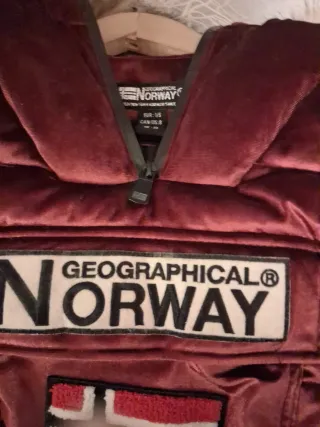 Sudadera Geographical Norway Roja