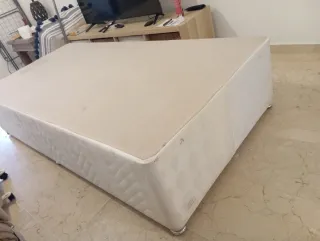 2 Bases de Cama 1 Plaza Beige