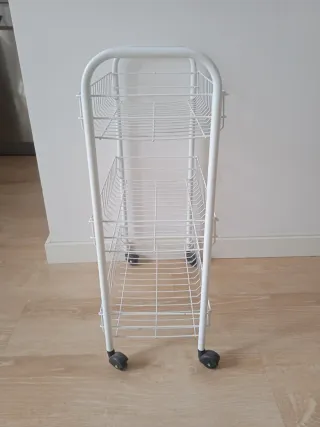 Carrito 3 Niveles con ruedas superligero