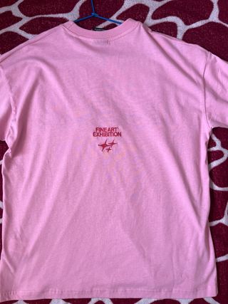 Camiseta Pull and Bear Rosa Talla XS