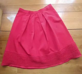 Conjunto Chaqueta y Falda Carolina Herrera Rojo