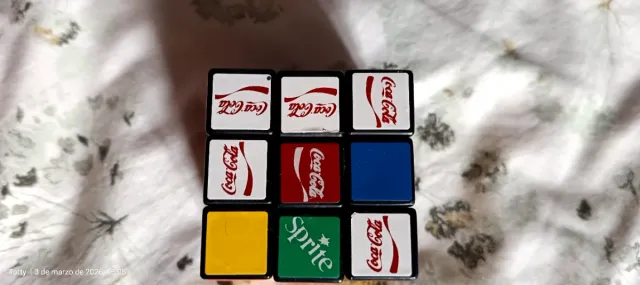 Cubo Rubik Coca-Cola Fanta Sprite Vintage