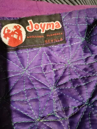 Chaqueta Flamenca Morada Bordada