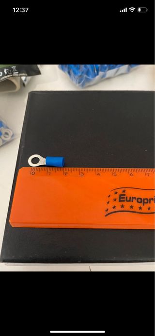 25 Faston connettori blu