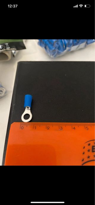 25 Faston connettori blu