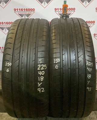 225 40 18 Y DUNLOP RUEDA AL 90% VIDA UTIL
