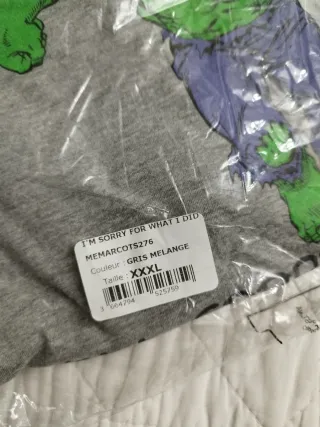 Camiseta Marvel Hulk Hangry 3XL NUEVA