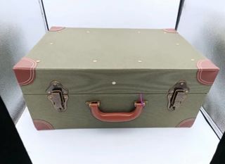 MALETA PICNIC DE MADERA TAPIZADA