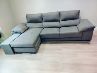 Sofá Chaiselongue Gris 290cm