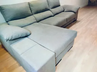 Sofá Chaiselongue Gris 290cm
