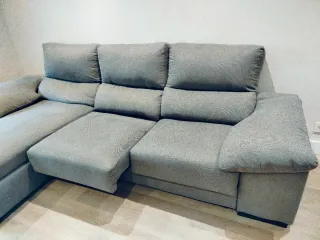 Sofá Chaiselongue Gris 290cm