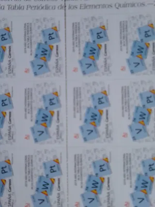 100 sellos A2 - Elementos Químicos 2019