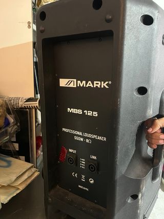 2 Altavoces Mark MBS125 550W 8 Ohm
