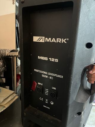 2 Altavoces Mark MBS125 550W 8 Ohm