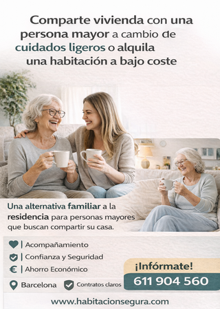 Comparte vivienda con una persona mayor