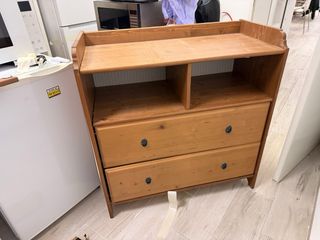 Armario cambiador bebé madera