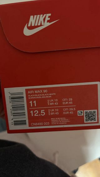 Nike Air Max 90 Scarpe Uomo Taglia 45 Nuove