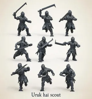 Uruk Hai Scout per Mesbg