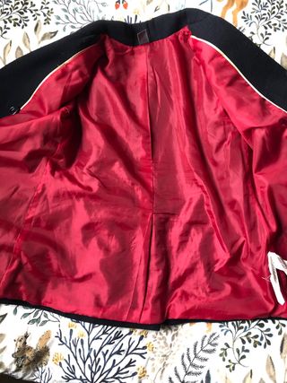 Chaqueta de lana negra Zara Kids