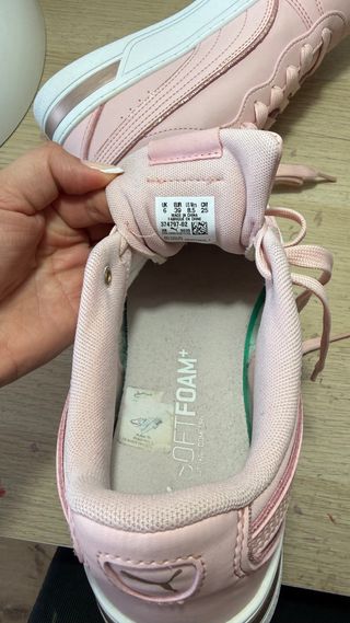 Zapatillas Puma Rosa y Dorado mujer