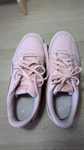 Zapatillas Puma Rosa y Dorado mujer